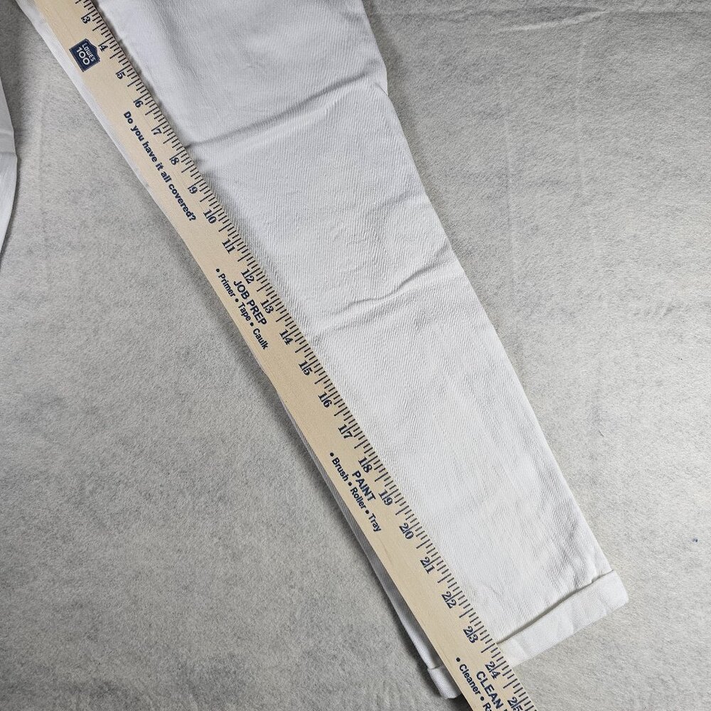 NEW Jessica Simpson Slim White Rolled Pants Size 28 – Chic, Modern & Flattering - Picture 6 of 7